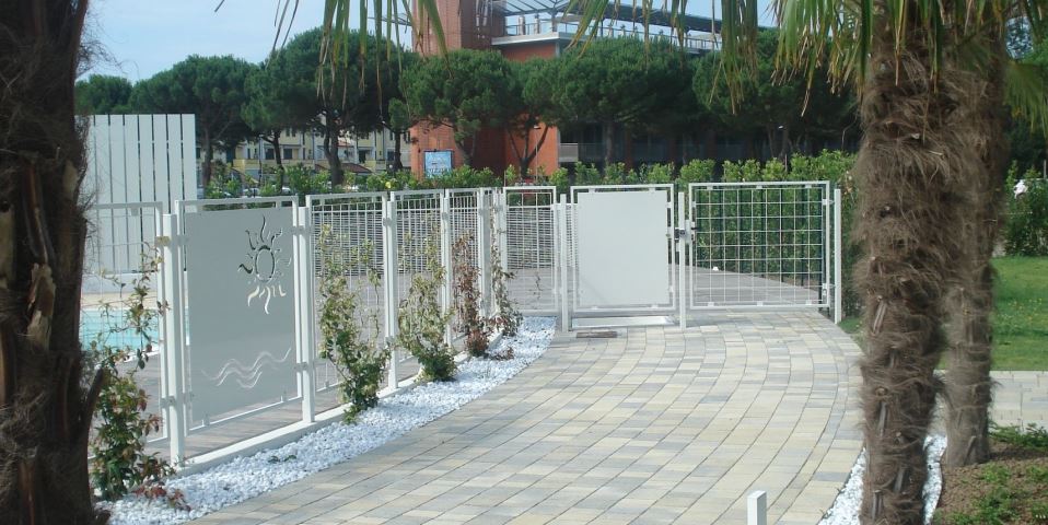 recinzione piscina Villaggio Melidissa, Eraclea Mare